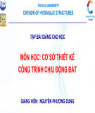 Tập bài giảng Cơ sở thiết kế công trình chịu động đất - GV. Nguyễn Phương Dung