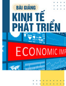 Bài giảng Kinh tế phát triển - Chương 4: Lao động và phát triển kinh tế