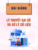 Bài giảng Lý thuyết sai số và xử lý số liệu - Lương Bảo Bình