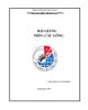 Bài giảng Cầu lông