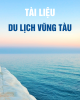 Tài liệu du lịch Vũng Tàu