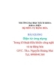 Bài giảng: Điện tử ứng dụng trong kỹ thuật điều khiển công nghiệp và tự động hóa