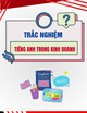 Trắc nghiệm Tiếng Anh trong kinh doanh