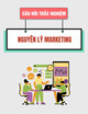 Tài liệu Câu hỏi trắc nghiệm Nguyên lý marketing