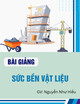 Bài giảng Sức bền vật liệu: Chương 1 - Nguyễn Như Hiếu